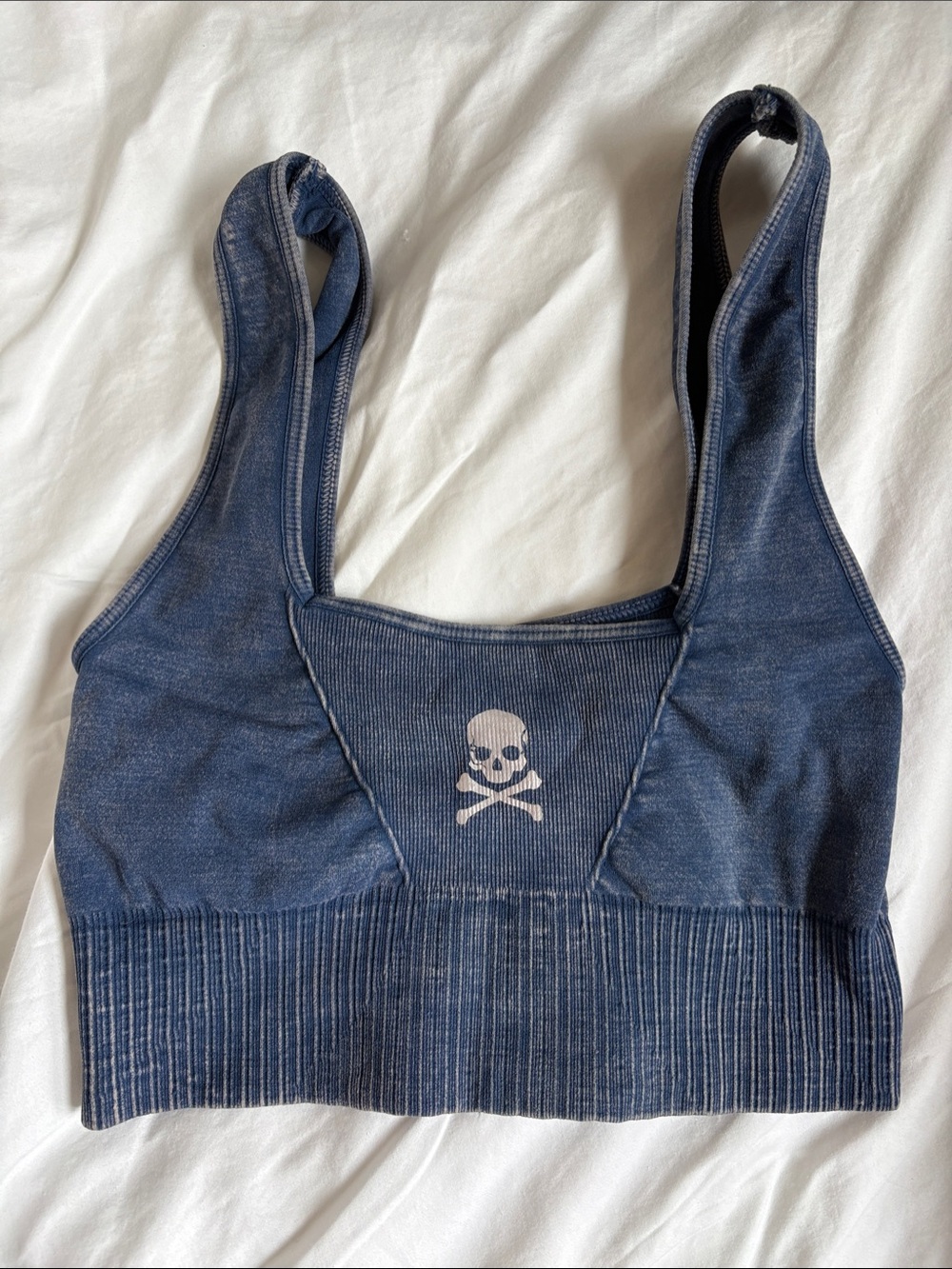 SoulCycle x Free People Square Neck Good Karma bra